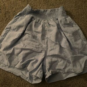Sky blue / pastel blue Charlotte Russe shorts.